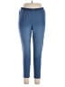 Denim 24/7 Solid Blue Casual Pants Size 14W - photo 1