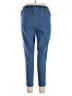 Denim 24/7 Solid Blue Casual Pants Size 14W - photo 2