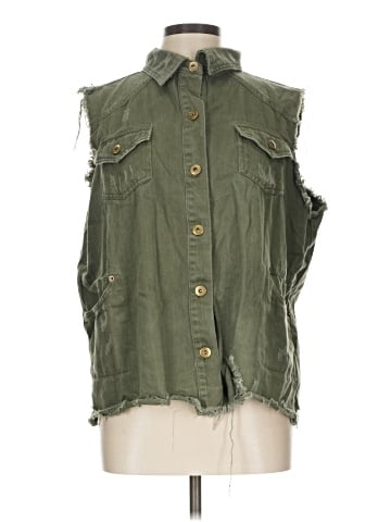 Entro Denim Vest (view 1)