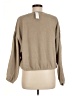 Ann Taylor LOFT 100% Polyester Solid Tan Pullover Sweater Size M - photo 2