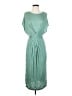 BA&SH Solid Teal Cocktail Dress Size Sm (1) - photo 1
