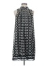 Sachin + Babi 100% Polyester Graphic Black Casual Dress Size 0 - photo 1