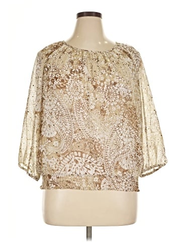 Cathy Daniels 3/4 Sleeve Blouse (view 1)
