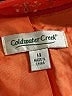 Coldwater Creek 100% Cotton Orange Jacket Size 14 - photo 6