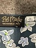 Bob Mackie 100% Polyester Blue 3/4 Sleeve Blouse Size XL - photo 7