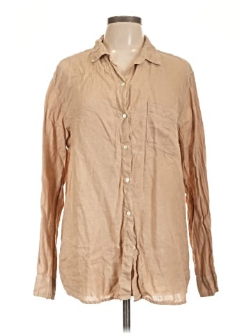 Velvet Long Sleeve Button-Down Shirt (view 1)