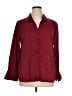 Soft Surroundings 100% Polyester Burgundy 3/4 Sleeve Blouse Size XL - photo 1