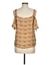 Adrienne Vittadini 100% Polyester Yellow Short Sleeve Blouse Size M - photo 2