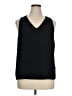 Nine West 100% Polyester Black Sleeveless Blouse Size XL - photo 1