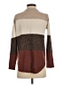Pink Clover 100% Polyester Color Block Brown Pullover Sweater Size S - photo 2