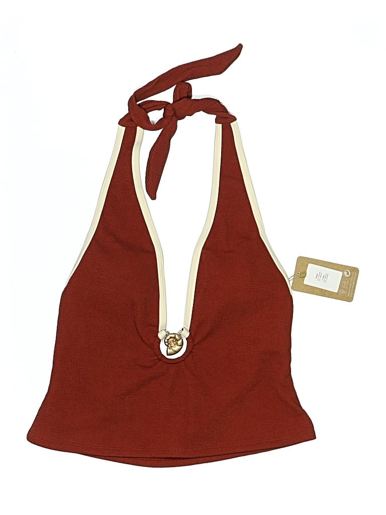 Assorted Brands Swimsuit Top Burgundy Swimwear