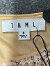THML 100% Polyester Metallic Gold Short Sleeve Blouse Size S - photo 7
