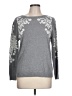Market and Spruce Floral Gray Pullover Sweater Size L - photo 1