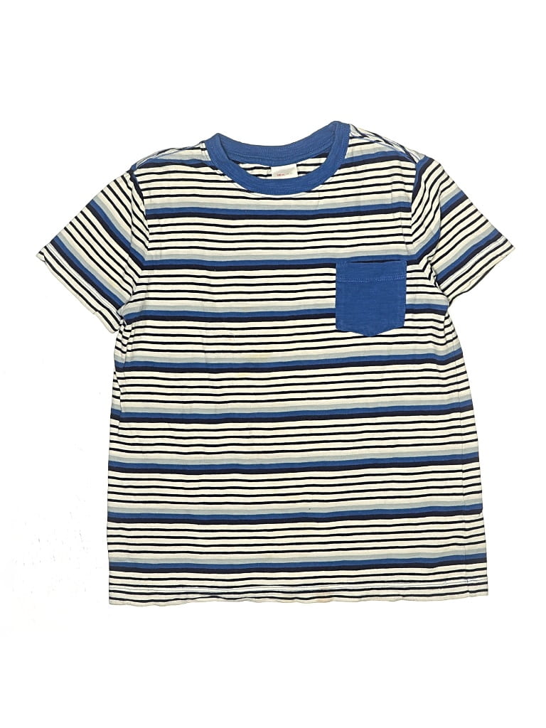 Pre-owned Hanna Andersson Kids' Short Sleeve T-shirt In Blue