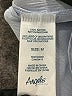 Angels 100% Rayon Blue Long Sleeve Blouse Size M - photo 8