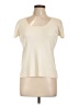 Neiman Marcus Ivory Short Sleeve Top Size L - photo 1