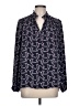 Daniel Rainn Paisley Blue Long Sleeve Blouse Size L - photo 1
