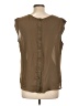 Meraki 100% Polyester Brown Sleeveless Blouse Size XL - photo 2
