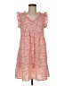 Shein 100% Polyester Paisley Orange Casual Dress Size 6 - photo 1