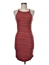 Mudd Stripes Burgundy Casual Dress Size M - photo 1