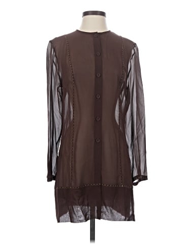 Gottex Long Sleeve Silk Top (view 1)