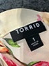 Torrid 100% Polyester Floral Ivory Casual Dress Size 1X Plus (1) - photo 7