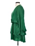 Zara 100% Polyester Green Cocktail Dress Size XS - photo 5