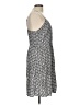 Old Navy 100% Viscose Print Gray Casual Dress Size L - photo 4