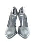 Nine West 100% Leather Gray Heels Size 7 - photo 2