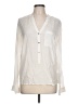 Zara Ivory Long Sleeve Blouse Size L - photo 1