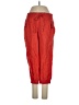 Guess 100% Linen Red Linen Pants Size S - photo 1