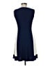 Chaps Color Block Blue Casual Dress Size M - photo 2