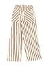 Zara Stripes Ivory Casual Pants Size 8 - photo 1