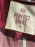 SO 100% Cotton Plaid Burgundy Long Sleeve Button-Down Shirt Size XL - photo 7