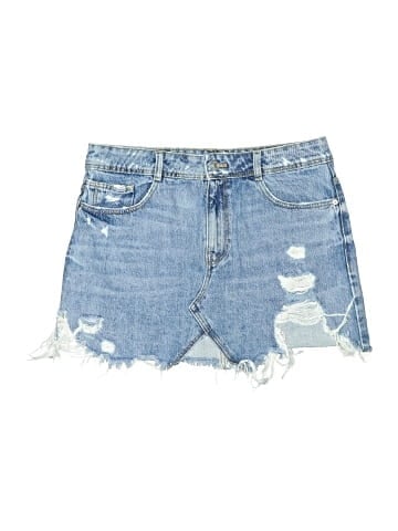 Trafaluc by Zara Denim Shorts (view 1)