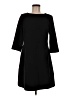 Eliza J Solid Black Casual Dress Size 8 - photo 1
