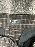 Ann Taylor LOFT Houndstooth Black Casual Pants Size 2 (petite) - photo 7
