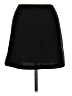 Zara Solid Black Casual Skirt Size 6 - photo 2