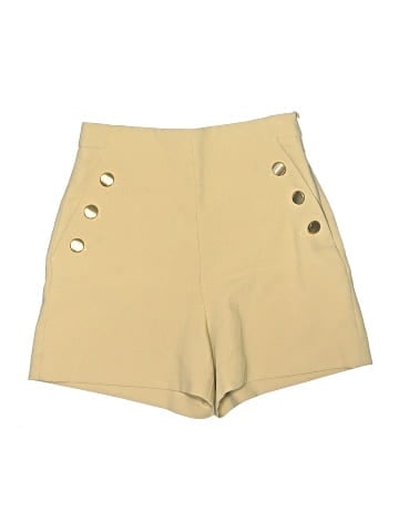 Zara Khaki Shorts (view 1)