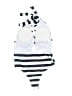 Unbranded Stripes Gray One Piece Swimsuit Size XL - photo 2