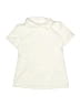 Amazon Essentials Ivory Short Sleeve Turtleneck Size 8 - photo 1