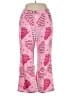 Unbranded 100% Polyester Hearts Pink Casual Pants Size XXL - photo 1