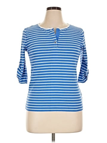 Jones New York Signature 3/4 Sleeve T-Shirt (view 1)
