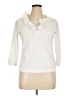 Chaps 100% Cotton Ivory 3/4 Sleeve Top Size XL - photo 1