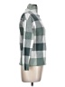Tahari Checkered-gingham Green Turtleneck Sweater Size L - photo 4