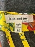 Faith and Joy 100% Polyester Yellow Sleeveless Blouse Size M - photo 7