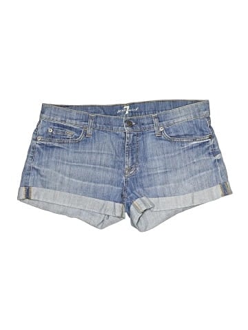 7 For All Mankind Denim Shorts (view 1)