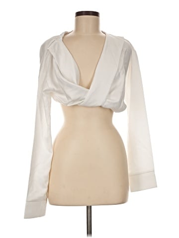 PrettyLittleThing Long Sleeve Blouse (view 1)
