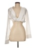 PrettyLittleThing Ivory Long Sleeve Blouse Size 6 - photo 1