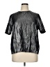 Express Metallic Silver Short Sleeve Blouse Size XL - photo 1